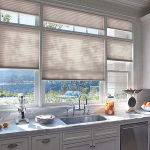 Top down bottom up honeycomb accordion blinds